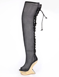 Black-Peep-Toe-Heelless-Nets-Mesh-Women-s-Knee-Length-Boots-302798-1427080.jpg